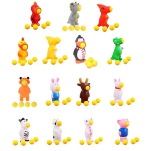 Shooting Squeeze Super Soft Toy Cute Animal Balls Popper Toy Stress Relief - Zdjęcie 1 z 14