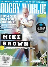 Rugby World Magazine Mike Brown Ireland Wales Jamie Roberts Brian ODriscoll 2014