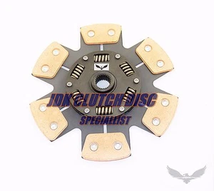 JDK STAGE3 Ceramic 6 Puck Clutch DISC FITS 90-96 300zx Twin Turbo VG30DETT 24SP - Picture 1 of 1