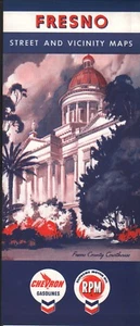 Mappa stradale Chevron 1962: Fresno NOS - Foto 1 di 1