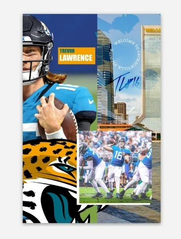 Trevor Lawrence Sunshine MAGNET - Jacksonville Jaguars Duuuval NFL Quarterback Cover
