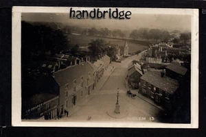 Audlem - Aerial View of The Village - real photographic postcard - Picture 1 of 1