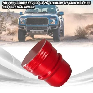 For Ford F150 VTA blow off valve mod Red plug 2.7 3.5 Ecoboost 2013 -2021 - Picture 1 of 7