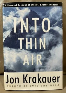Into Thin Air: A Personal Account of the Mount Everest Disaster by Krakauer, Jon - Picture 1 of 2