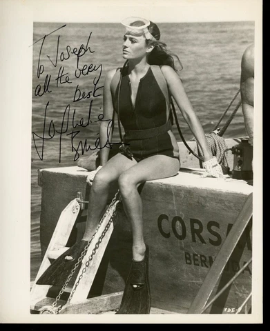 Autographed 8x10 Photo Actress Jacqueline Bisset Sexy Photo from The Deep Cover