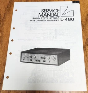 Amplificador Luxman L-480 Manual de Servicio - Original - Imagen 1 de 1