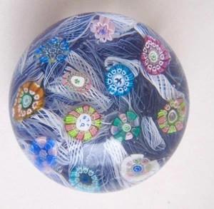 Perthshire 1972 PP11 fecha bastón siluetas pisapapeles arte vidrio edición limitada caja certificado de autenticidad - Imagen 1 de 15