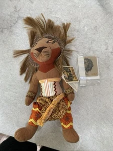 New Lion King Disney Broadway Musical Limited Edition Simba Plush Stuffed Animal - Picture 1 of 5