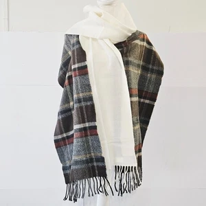 Merona & White Peaks One Size Fringed Acrylic Women's Scarves Wraps Set. Brown R - Picture 1 of 19