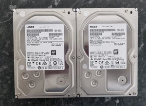 HGST Hitachi 4TB Internal HDD 7200 RPM 3.5" SATA HUS726040ALE614 Job lot x 2 - Afbeelding 1 van 22