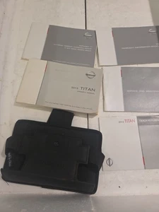 Nissan Titan 2012 manual del propietario guías de usuario estuche OEM  - Imagen 1 de 6
