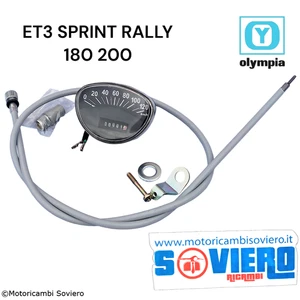 Contachilometri E Trasmissione Fondo Nero Vespa ET3 SPRINT RALLY 180 200 - Imagen 1 de 1