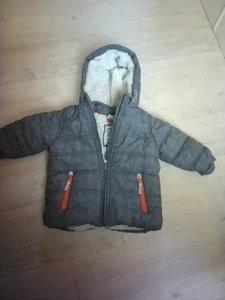 Topomini Kinder Jacke Winter, Größe 80,  Kapuze, Grau - Bild 1 von 2