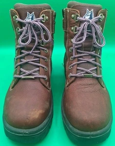 Steel Toe Woman's Work Boots Size 8 Steel Blue 853 Comfort Footwear Industries - Picture 1 of 13