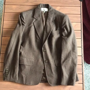 Traje Evan Picone Mujer Manga Larga Forrado Muesca Blazer Marrón Talla 6 - Imagen 1 de 4