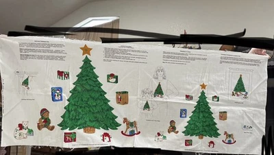 Cranston Christmas Tree Appliques Cut and Sew Fabric Panel - Image 1 of 4