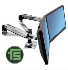 Ergotron LX - Side by Side Monitorarm Doppelt Bildschirmhalterung 45-245-026 - Bild 1 von 13