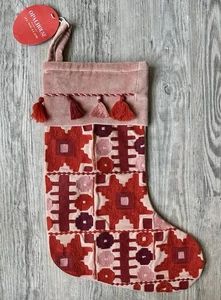 NWT Target Opalhouse Jungalow Christmas / Holiday 2021 Embroidered Stocking HTF - Picture 1 of 3