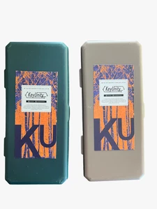 Key Holder key unity Double Side Carabiner Keychain 2 pack KM11 KM01 titanium - Picture 1 of 2