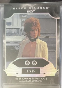 RARE JAMES BOND (07/25) JILL ST JOHN DOUBLE DIAMOND RELIC BLACK Ebay 1/1 PSA COA - Picture 1 of 3