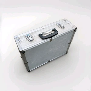 Medium / Large Hard Aluminium Flight Case Tool Camera Storage Carry Box - Picture 1 of 8