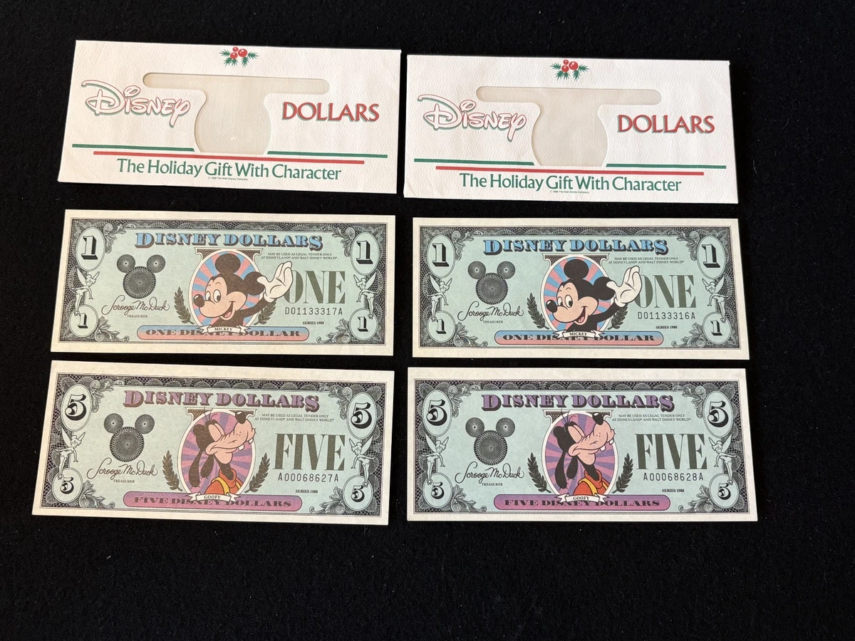 Disney Dollars (1968-Now) | eBay