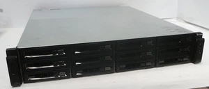 QNAP TVS-EC1280U-SAS-RP 12-Bay Rack-mounted NAS Enclosure 16GB RAM NO HDD - Picture 1 of 6