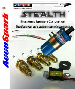 Triumph TR7 Stealth Electronic ignition conversion kit/ Ballast Coil/AC12C Plugs - Picture 1 of 1