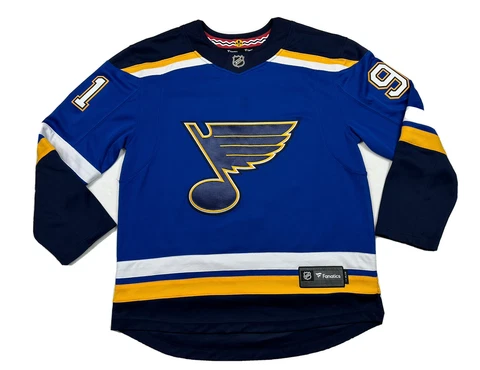 ST. LOUIS BLUES # 91 VLADIMIR TARASENKO FANATICS VTG JERSEY MENS MEDIUM Cover