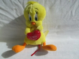 Gemmy Industries Animated Tweety Bird I WUV YOU! Balloon Plush Stuffed Animal 8" - Picture 1 of 8