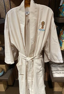 Disney Parks Polynesian Resort Robe Mid Cotton Fleece Lined 2X Adult Tiki Totem - Picture 1 of 2