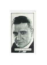 Turf Cigarette Card Personality Series Film Stars 1933 No. 42 - Richard Dix