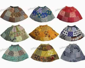 Venta al por mayor lote surtido Patch Work Minifalda/Boho Gitana Corta Patchwork Falda - Imagen 1 de 11