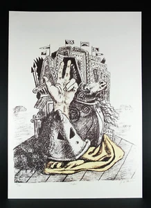Giorgio de Chirico-Nummeriert-Signiert-Surrealismus+Kubismus-Pittura Metafisica. - Picture 1 of 6