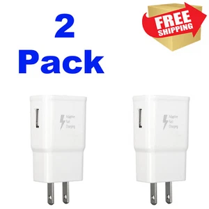 Fast Charger Wall Plug Adapter For Samsung Galaxy S10 S8 Plus Note 8 9 10 iPhone - Picture 1 of 2