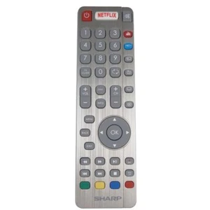 Control remoto de TV Sharp LC-55CFG6452K genuino - Imagen 1 de 1