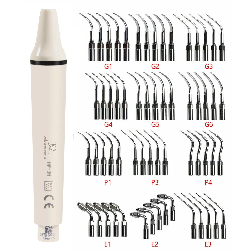 MARKENLOS Dental Ultrasonic Piezo Scaler Handstück Scaler Tips Passen EMS SKYSEA