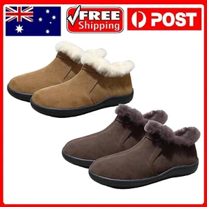 UGG Women Australian Premium Sheepskin Wool Slippers Collar Non-slip Ankle Boots - Picture 1 of 15