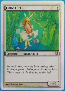 Little Girl FOIL Unhinged PLD Common MAGIC GATHERING CARD (ID# 460482) ABUGames - Picture 1 of 2