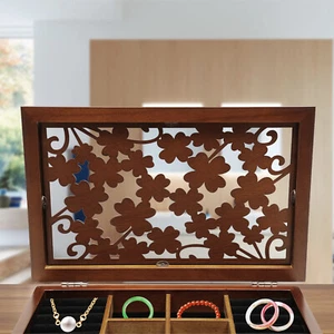 6 Layers Drawer Jewelry Cabinet Storage Box Gift Chest Armoire Organizer New - Picture 1 of 17