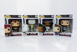 New Funko WandaVision Scarlet Witch 823 + Vision 824 + Monica 825 + Agatha 826 - Picture 1 of 10