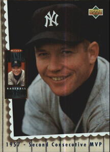 1994 Upper Deck Mantle Heroes #67 Mickey Mantle/1957 Second Consecutive/MVP 