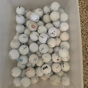 120 Mostly Nike & Titleist & Some Calloway Golf Balls Some Logos USED - Picture 1 of 2