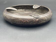 Antique Persian Sterling Silver Ashtray Hand Wrought