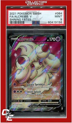 Shining Fates 064 Full Art Alcremie V PSA 9 - Image 1 of 2