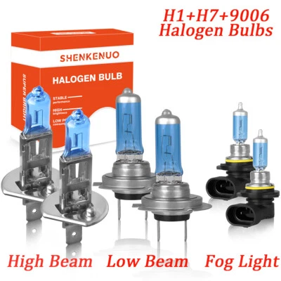 For Hyundai XG350 2002-2005 Halogen Headlight Hi Low Beam Fog Light Bulb Kit 6Pc - Image 1 of 4