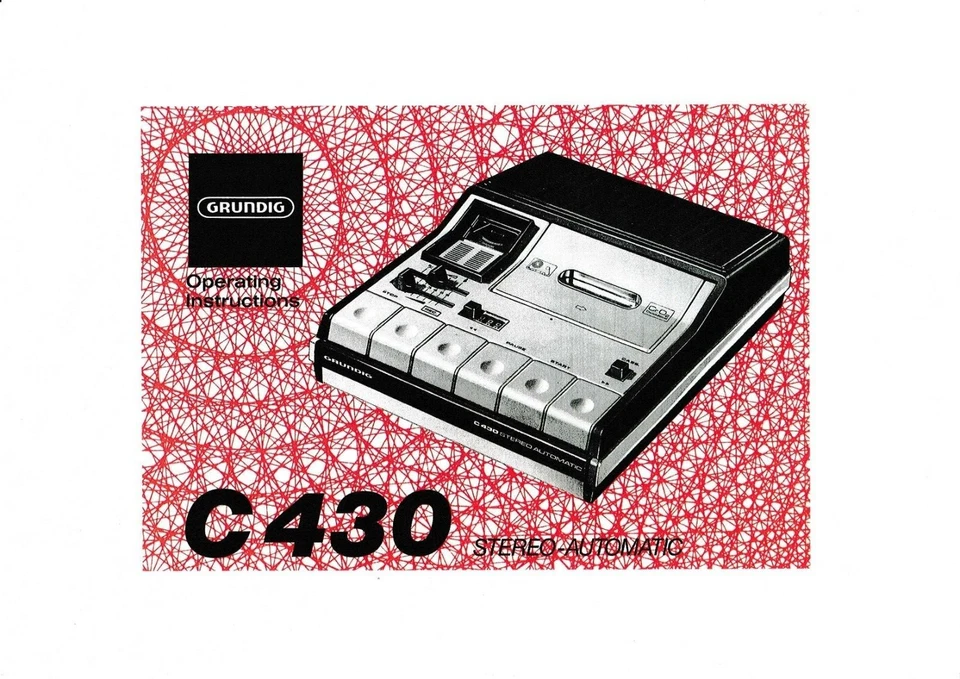 Instrucciones de funcionamiento para Grundig C 430 Foto 1 de 1