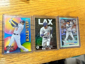 2024 Topps Shohei Ohtanni Lot - City to City, Chrome 89, Chrome All Etch Shohei. - Bild 1 von 2