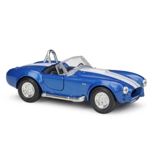 1:36 Ford Shelby Cobra 427 S/C Model Toy Car Diecast Toy Vehicle Pull Back Blue - Picture 1 of 7