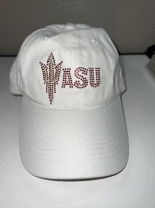 Arizona State  Hat Cap White NCAA University Adult Artist decor Sun devils - Picture 1 of 6